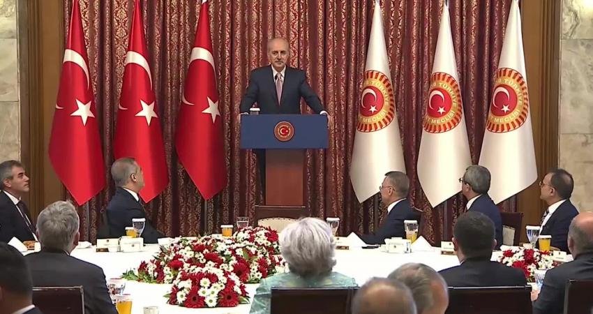 TBMM Başkanı Numan Kurtulmuş, 14. Büyükelçiler Konferansı için Ankara'da bulunan