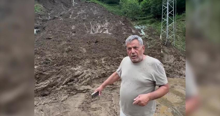 Rize Valiliği kentin bazı bölgelerinde bugün etkili olan yağışlara ilişkin;