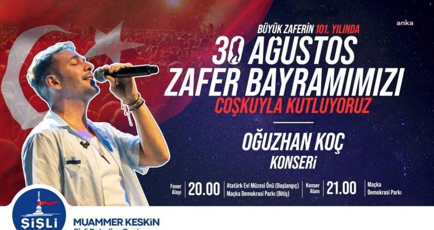 Şişli, Büyük Zaferi Coşkuyla Kutlayacak Şişli, 30 Ağustos Zafer Bayramı’nın 101. yıl dönümünü büyük bir