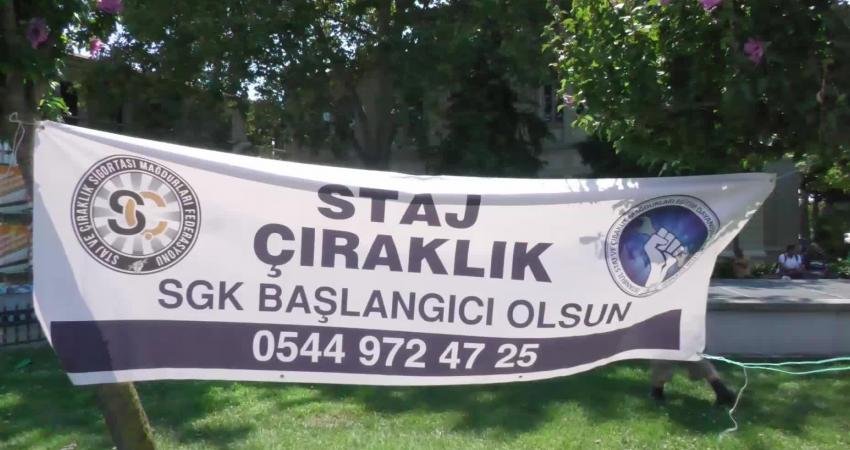 Staj ve çıraklık yaptıkları sırada sigortaları yapılmasına karşın, emeklilik hesabında
