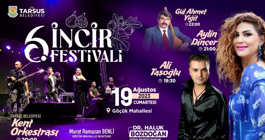 Tarsus Belediyesi tarafından geleneksel hale getirilen ‘İncir Festivali’ bu yıl