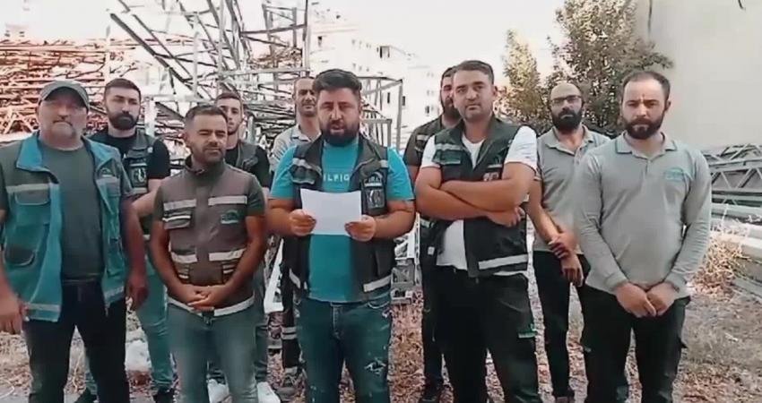 Tunceli’de elektrik dağıtım şirketi çalışanları maaşlarında iyileştirme yapılması talebiyle iş