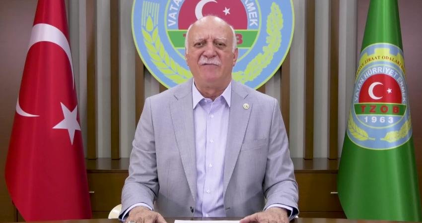 Türkiye Ziraat Odaları Birliği (TZOB) Genel Başkanı Şemsi Bayraktar, Türkiye'de