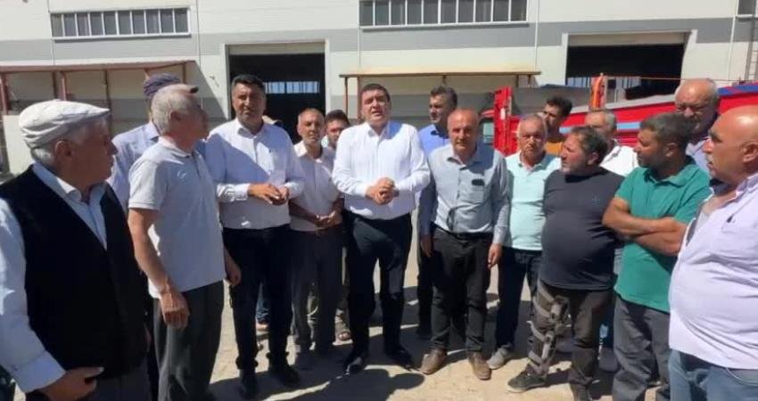 CHP Sivas Milletvekili Ulaş Karasu’ya dert yanan Sivas Hafikli buğday