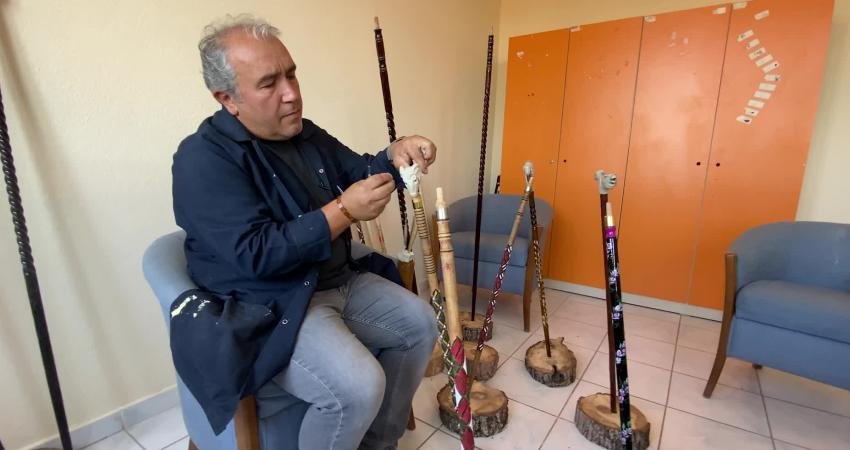 Yozgat’ın Aydıncık İlçesindeki plastik malzemelere şekil verilerek, Türkiye’nin farklı bölgelerindeki