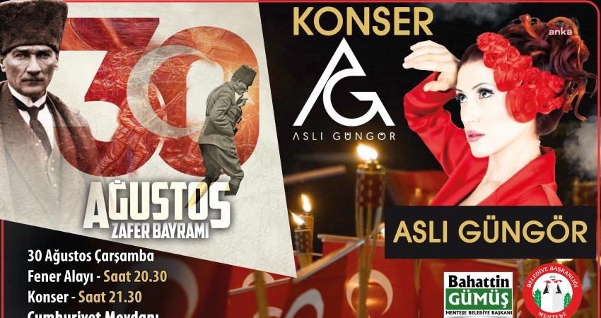 Zafer Bayramı Menteşe’de Coşkuyla Kutlanacak Menteşe Belediyesi tarafından 30 Ağustos Zafer Bayramı’nın 101. yılı etkinlikleri