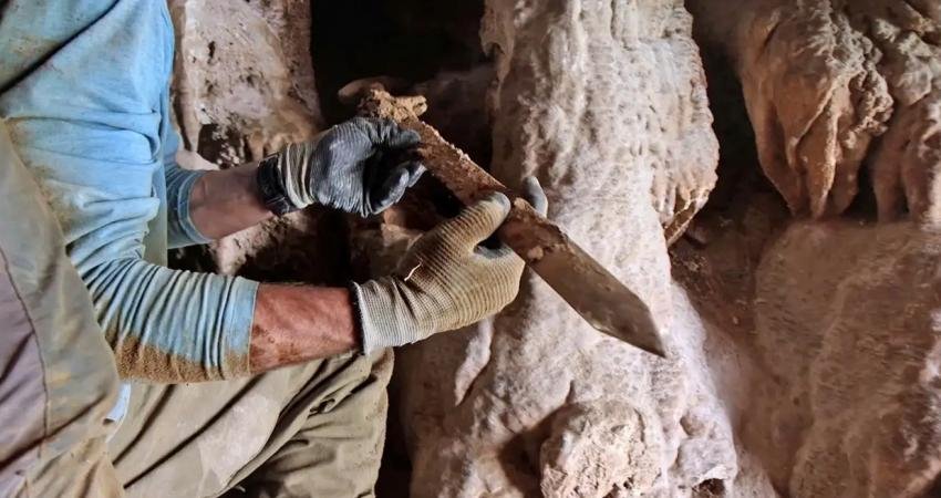 Bir pilumun yanında olağanüstü derecede korunmuş olarak bulunan 1.900 yıllık