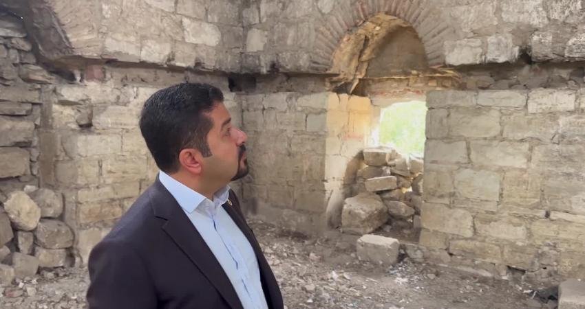 Tarihi Evliya Kasım Paşa Cami’nin harabe halini eleştiren CHP Edirne