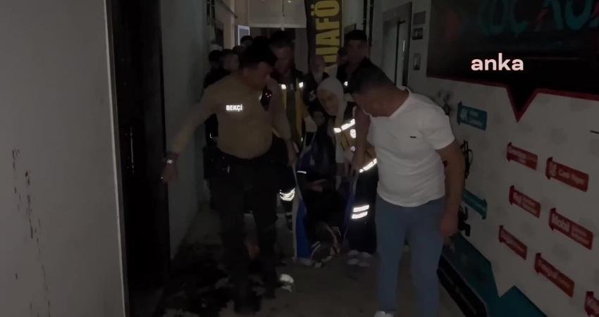 Aksaray'da, Piri Mehmet Paşa Çarşısı İş Hanı'nda esnaf arasında çıkan