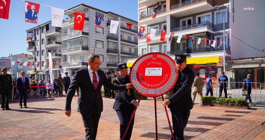 Ayvalık Belediye Başkanı Mesut Ergin, Altınova’nın düşman işgalinden kurtuluşunun 101.