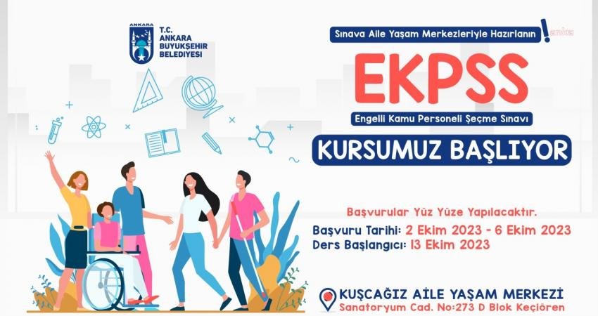 Ankara Büyükşehir Belediyesi, EKPSS VE YKS’ye girecek öğrenciler için yeni