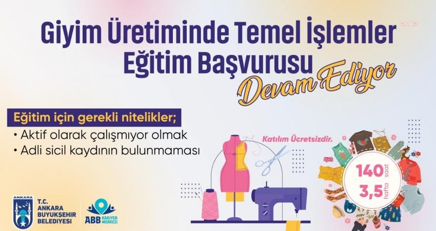 Ankara Büyükşehir Belediyesi'nin istihdama katkı sağlayan projesi devam ediyor.  ABB Kariyer