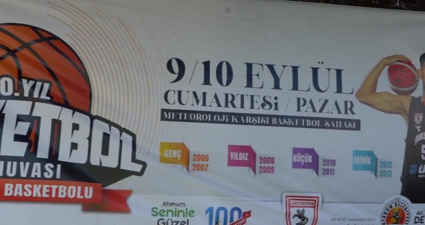 Atakum Belediyesi ile Samsunspor Basketbol iş birliği ile düzenlenen 100.