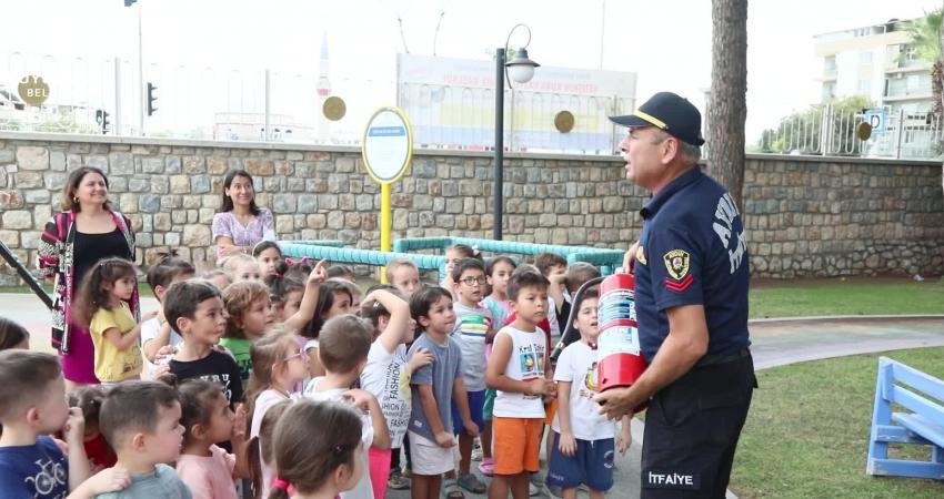 Aydın Büyükşehir Belediyesi, İtfaiyecilik Haftası kapsamında çocuklara yönelik eğitim etkinlikleri