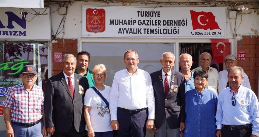Ayvalık Belediye Başkanı Mesut Ergin’den gazilere güzel bir sürpriz geldi.