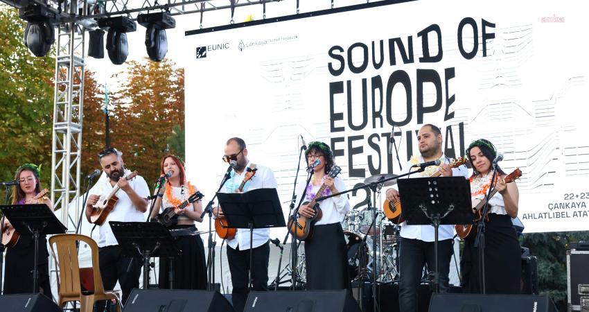 Çankaya Belediyesi'nin ikinci kez düzenlediği Sound Of Europe müzik festivali,