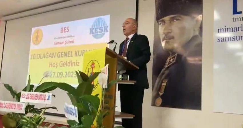 KESK’in iş kollarından biri olan Büro Emekçileri Sendikası (BES) Samsun Şubesi
