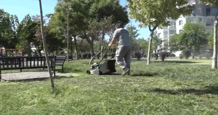 Bornova’da parkların ve yeşil alanların bakımı büyük bir titizlikle sürdürülüyor.