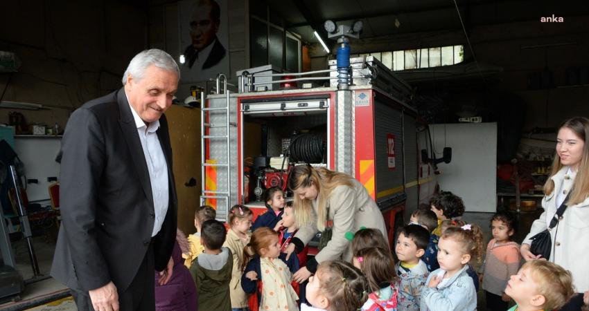 Bozüyük Belediye Başkanı Mehmet Talat Bakkalcıoğlu, İtfaiye Haftası nedeniyle Bozüyük