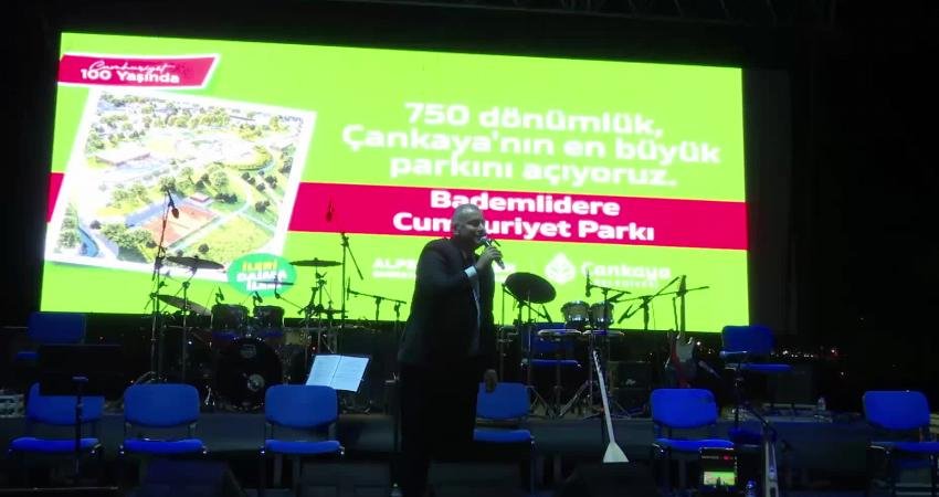 Çankaya Belediyesi’nce yapılan Bademlidere Cumhuriyet Parkı törenle açıldı. Ankara Büyükşehir