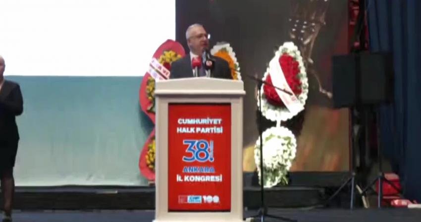 CHP Ankara İl Kongresi, bugün yapılıyor. Kongrede Divan Başkanı seçilen