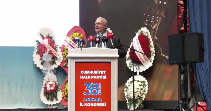 CHP Ankara İl Kongresi başladı. CHP Ankara İl Başkanı Ali
