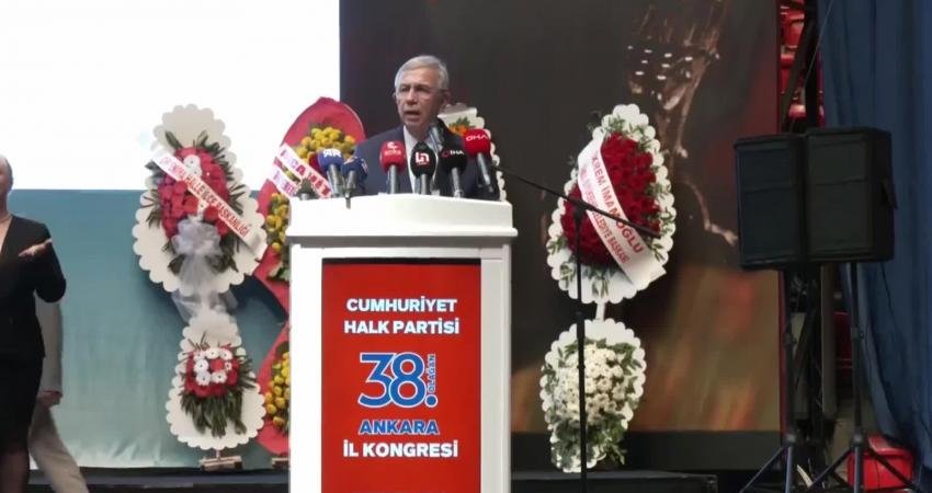 Ankara Büyükşehir Belediye (ABB) Başkanı Mansur Yavaş, CHP Ankara İl