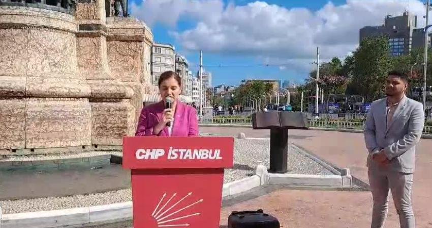 CHP'nin 100’üncü kuruluş yıldönümü, Taksim’deki Cumhuriyet Anıtı’nda düzenlenen törenle kutlandı.