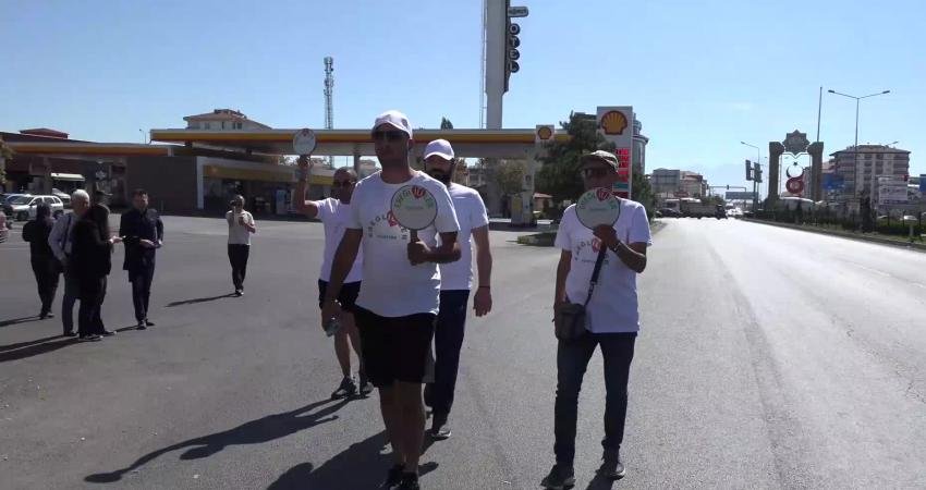 CHP Konya Ereğli İlçe Başkanı Nejat Türktaş ve beraberindekiler, Ereğli'nin