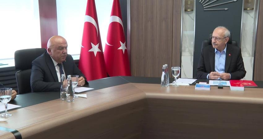 CHP Genel Başkanı Kemal Kılıçdaroğlu, CHP Antalya İl Başkanı Nuri