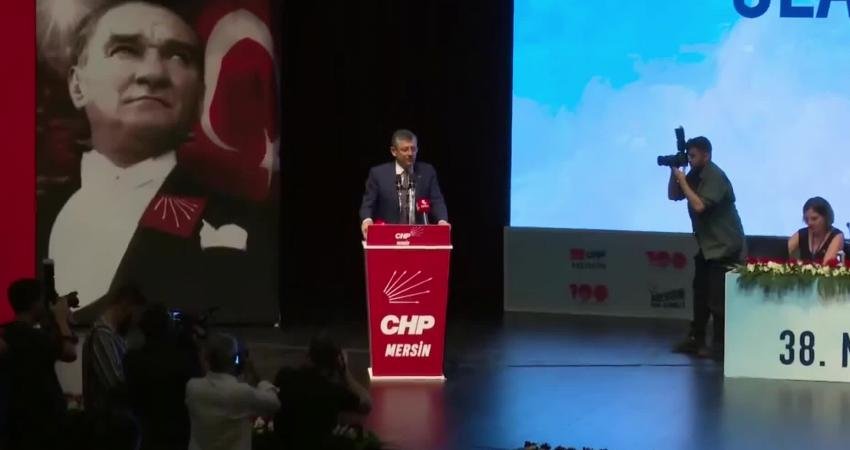 CHP Mersin İl Kongresi başladı. Kongrede konuşan CHP Grup Başkanı