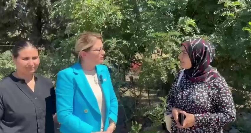 CHP Osmaniye Milletvekili Asu Kaya, Osmaniye’de köylerdeki ailelerle bir araya