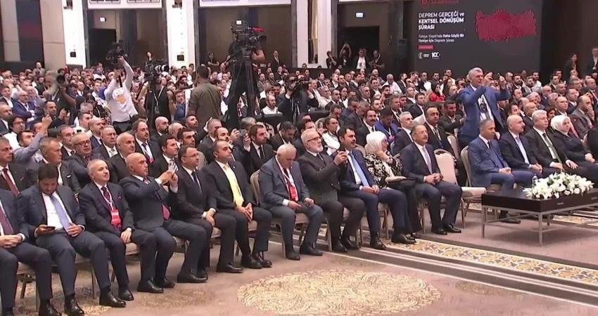 Deprem Gerçeği ve Kentsel Dönüşüm Şurası'nda konuşan Cumhurbaşkanı Recep Tayyip