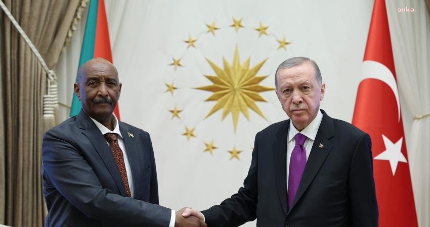 Cumhurbaşkanı Recep Tayyip Erdoğan, Sudan Egemenlik Konseyi Başkanı Orgeneral Abdülfettah
