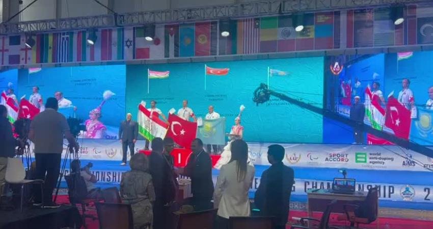 DEPSAŞ Enerji Spor Kulübü sporcuları, Kazakistan'ın Almatı şehrinde düzenlenen Dünya