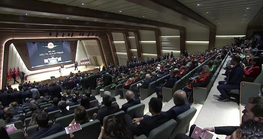 Cumhurbaşkanı Recep Tayyip Erdoğan, bugün Yargıtay’da, adli yıl açılış töreninde;