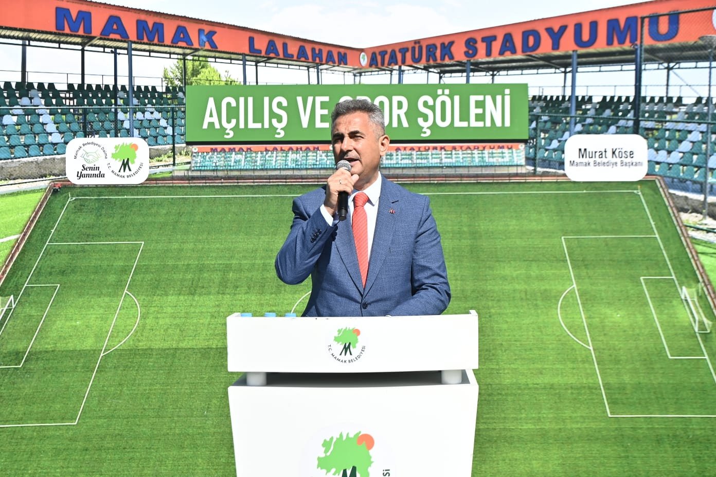 Kalıcı hizmet ve eser üreten Mamak Belediyesi, yenilenen Lalahan Atatürk