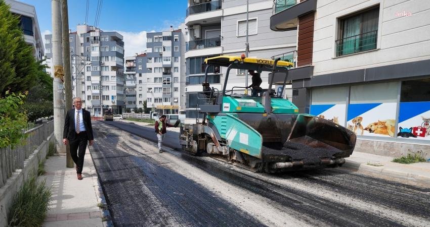 Yol bakım ve onarım çalışmalarını aralıksız sürdüren Gaziemir Belediyesi, Nisan 2019’dan Ağustos