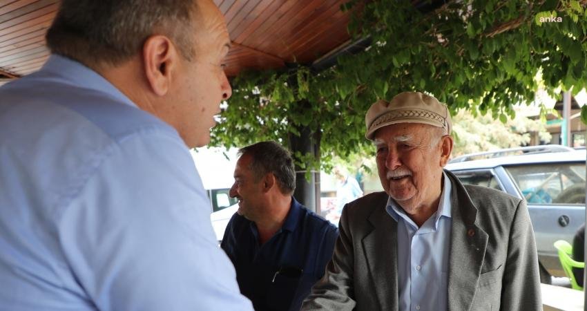 Gemlik Zeytini Festivali’nde uzun yıllardır zeytinliklere emek veren çiftçiler de