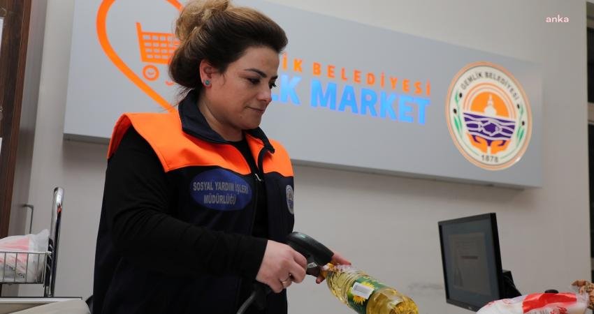 Gemlik Belediyesi’nin halk market projesi, kurulduğu günden bugüne ihtiyaç sahibi