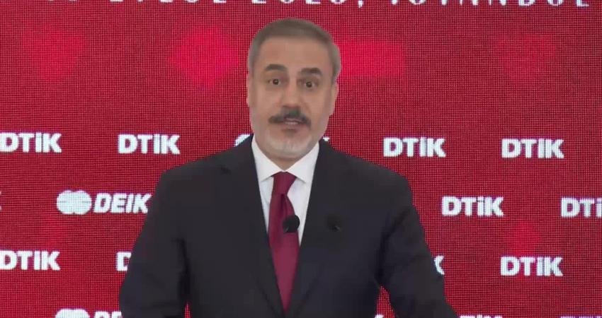 Dışişleri Bakanı Hakan Fidan, İstanbul'daki Dünya Türk İş Konseyi Kurultayı'nda;