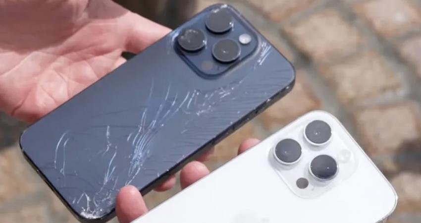 Düşme testleri, yeni titanyum iPhone 15 Pro'nun düştüğünde çatlama olasılığının