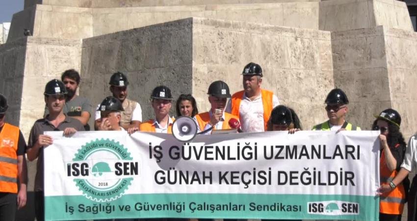 İş Sağlığı ve Güvenliği Çalışanları Sendikası, yaşanan iş kazalarında işverenlerin