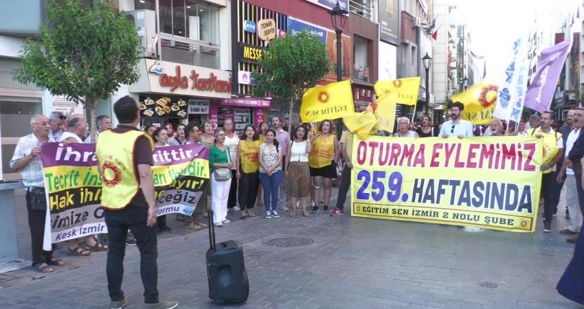 Eğitim Sen İzmir 2 No'lu Şube, kanun hükmünde kararnamelerle (KHK)