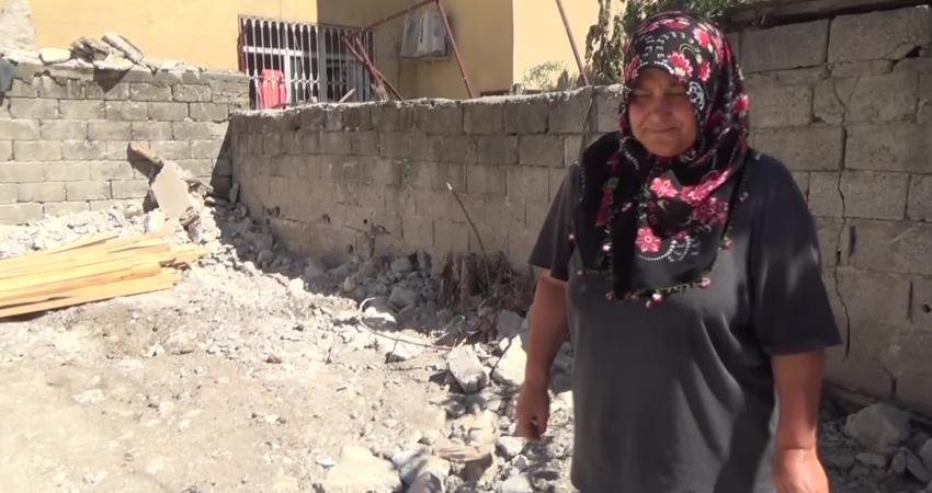 Osmaniye’nin Kadirli ilçesinde fiziksel engelli Gülten Acar’ın oturduğu akrabasına ait