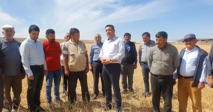 CHP Karaman Milletvekili İsmail Atakan Ünver, Karaman’ın Ayrancı ilçesinde kuraklıktan