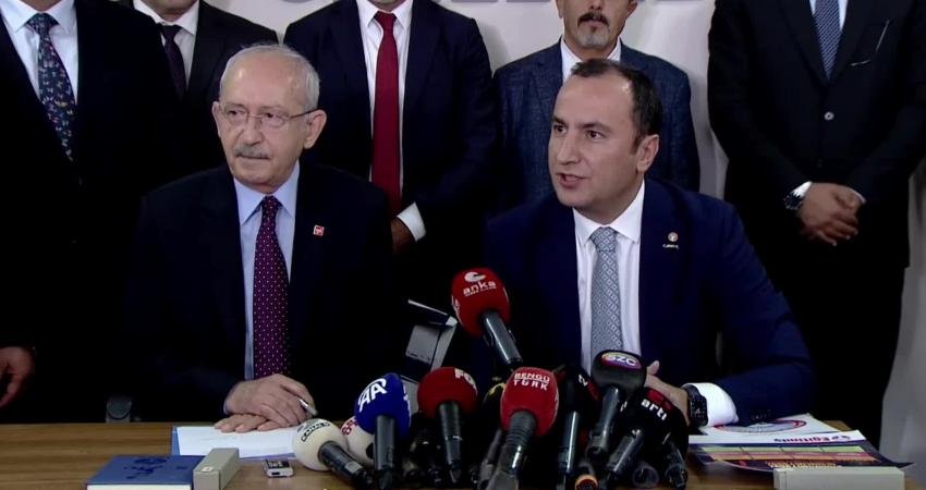 CHP Genel Başkanı Kemal Kılıçdaroğlu, bugün Ankara'da Eğitim İş Genel