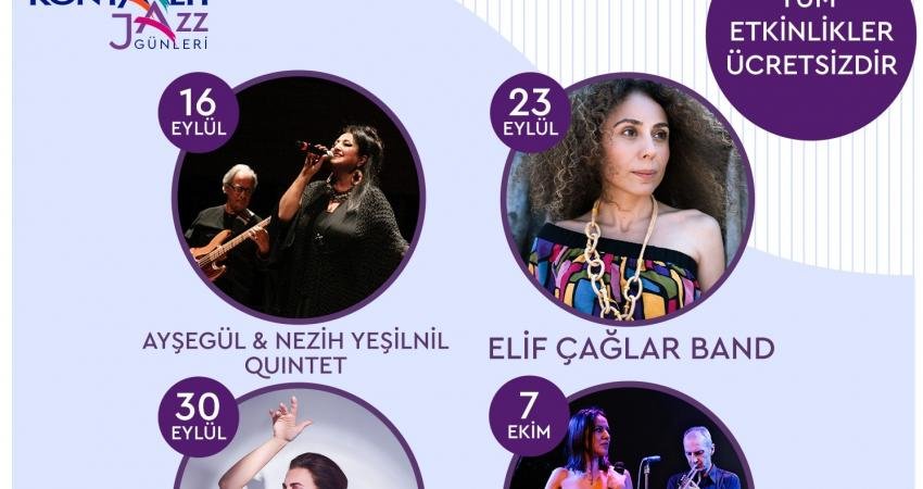 Konyaaltı Belediyesi’nin bu yıl ikincisini düzenleyeceği 2. Konyaaltı Caz Günleri,