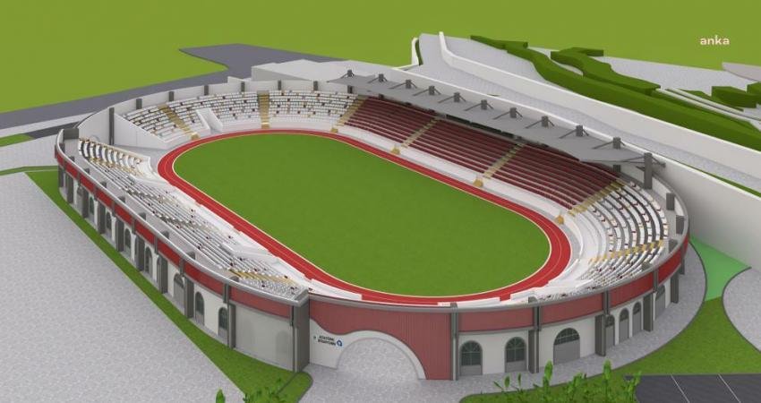 Antalya Büyükşehir Belediyesi tarafından yeniden yapılacak Kumluca Atatürk Stadyumu’nun temeli