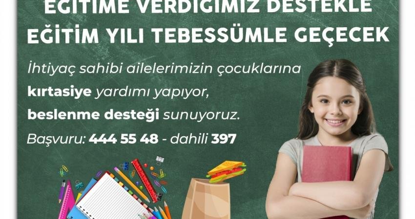 Marmaris Belediyesi, bu yıl da ihtiyaç sahibi ailelerin okula giden